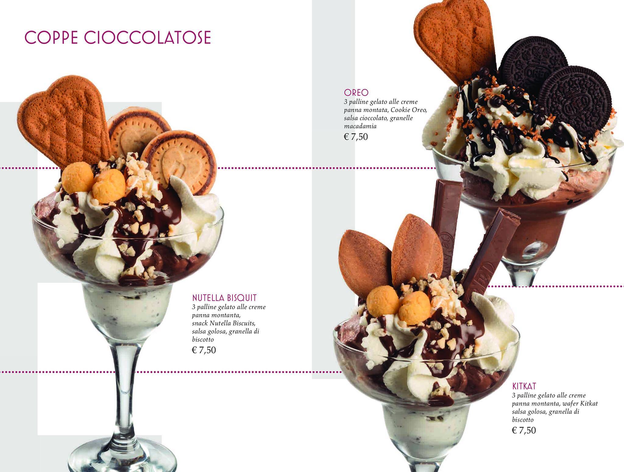 Menu di Latte & Stelle - Gelateria e Pasticceria 