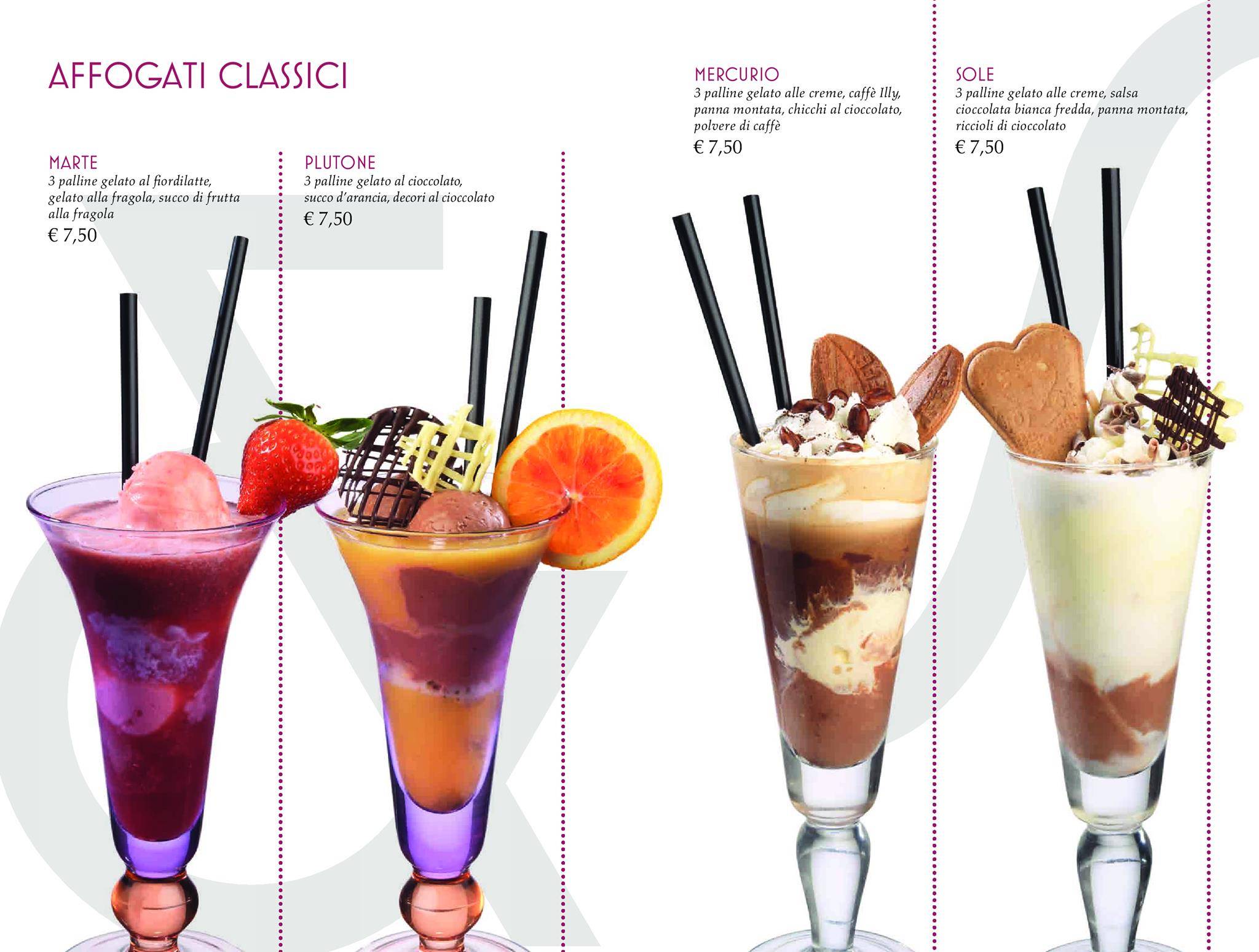 Menu di Latte & Stelle - Gelateria e Pasticceria 