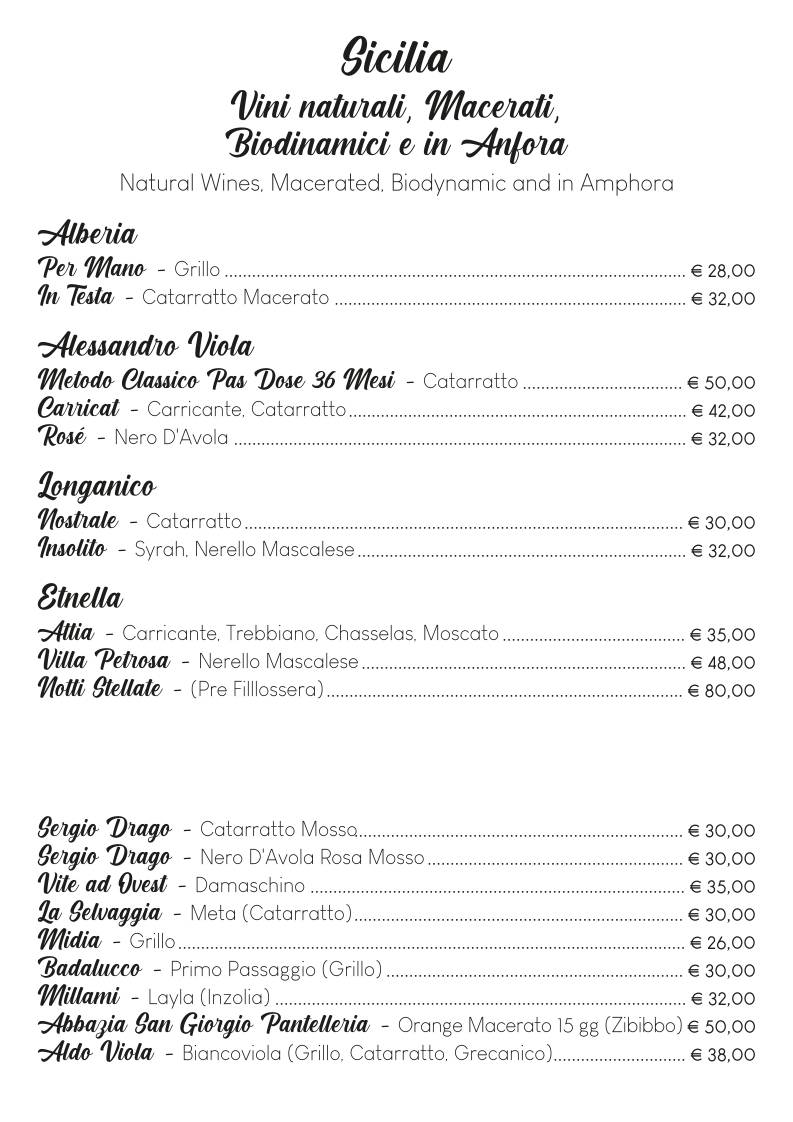 Menu di Le Isole Ristorante 