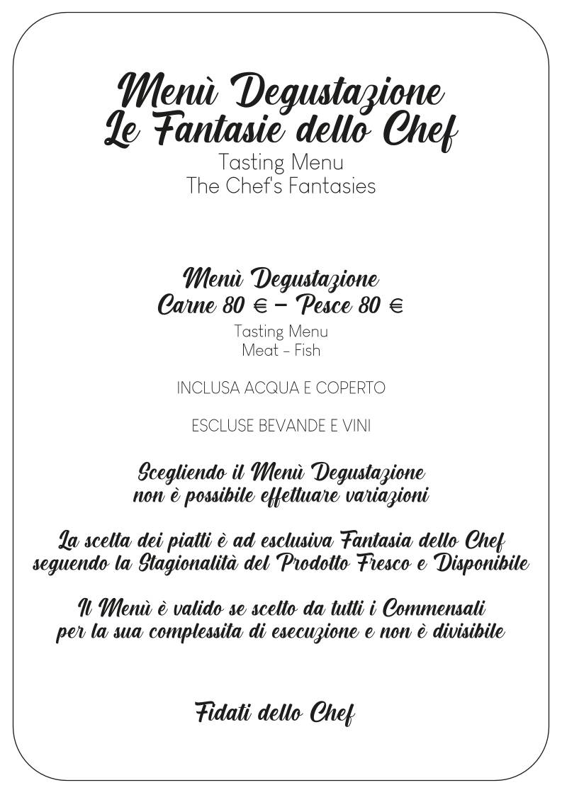 Menu di Le Isole Ristorante 