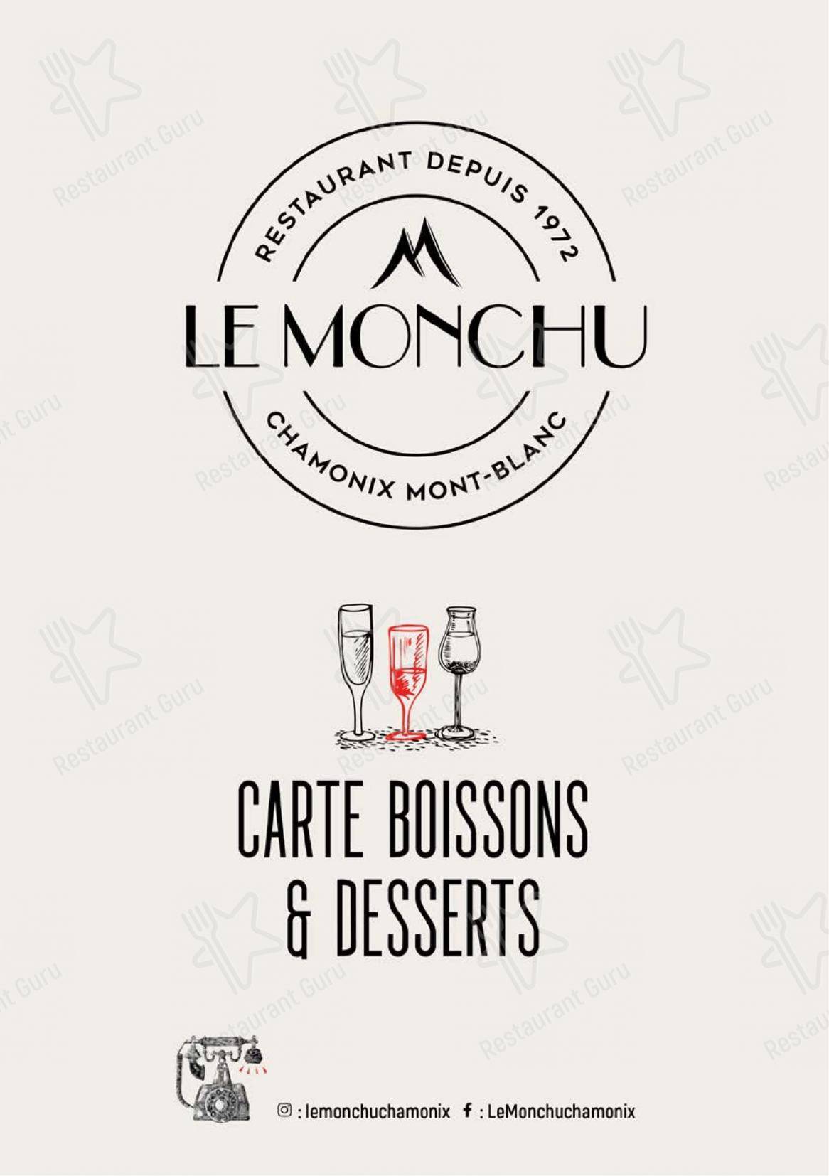 Menu pour Le Monchu - Детское
