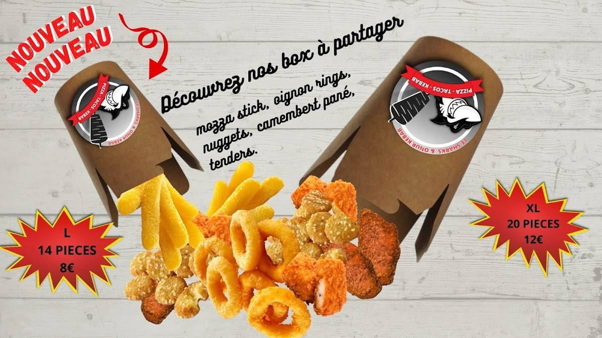 Menu de Le Sharks Onur kebab