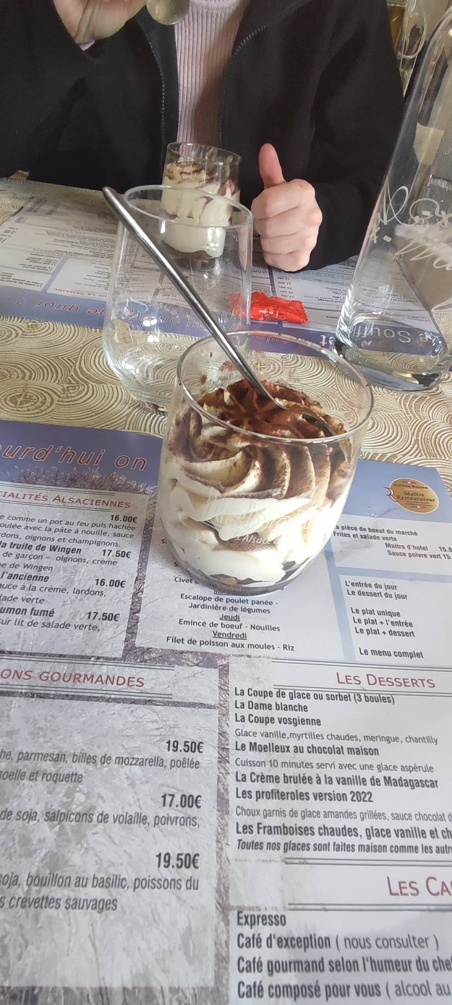 Menu de Le Soufflet : Restaurant & Traiteur