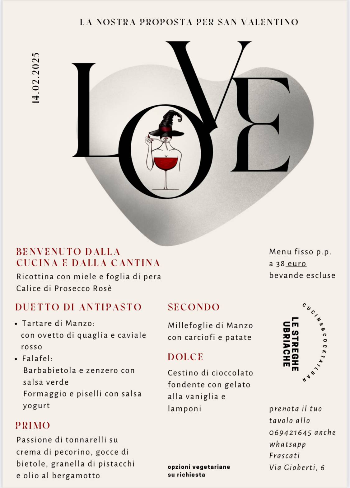 Menu di Le Streghe Ubriache 