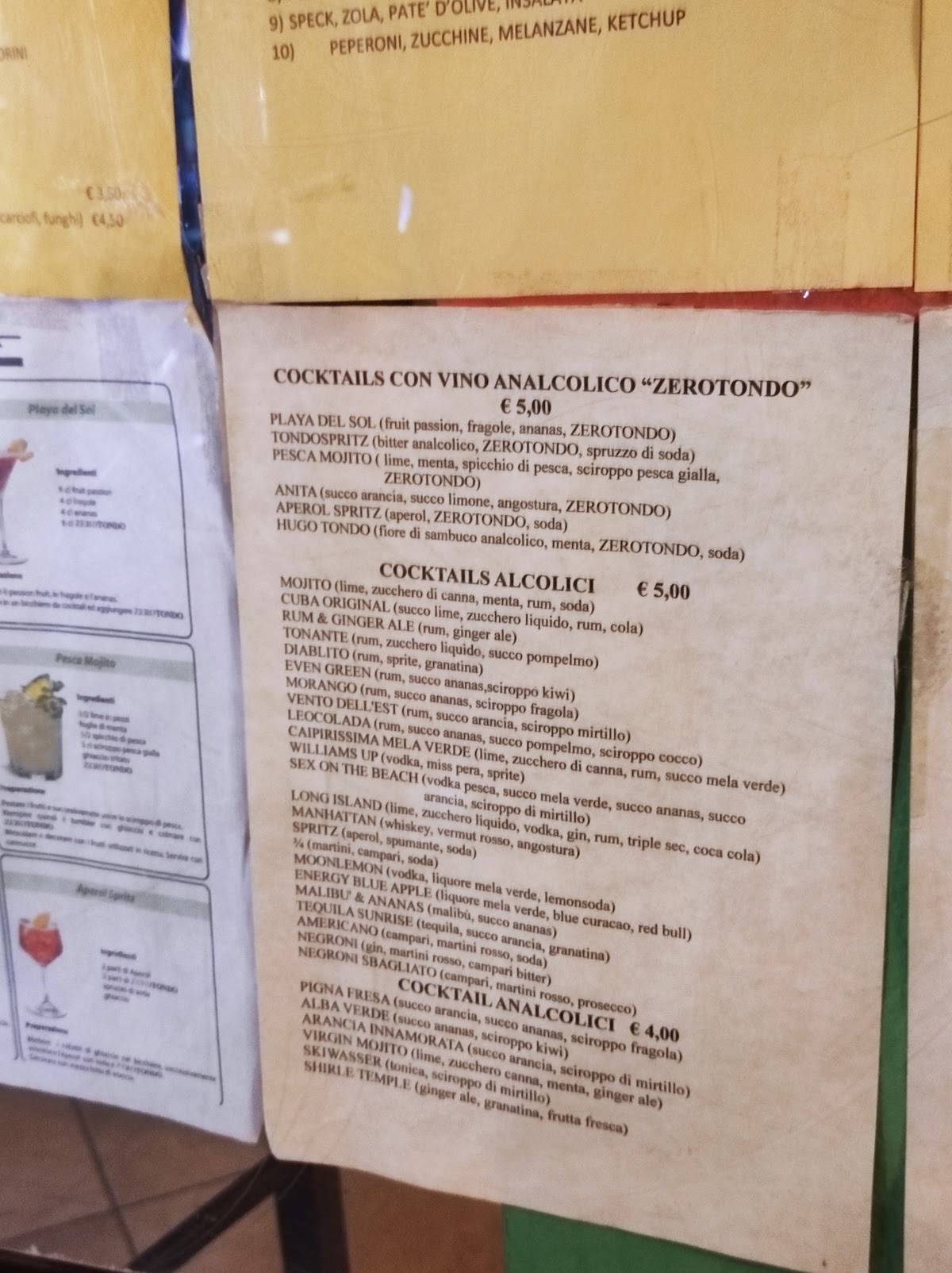 Menu di Leonardo Cafè 