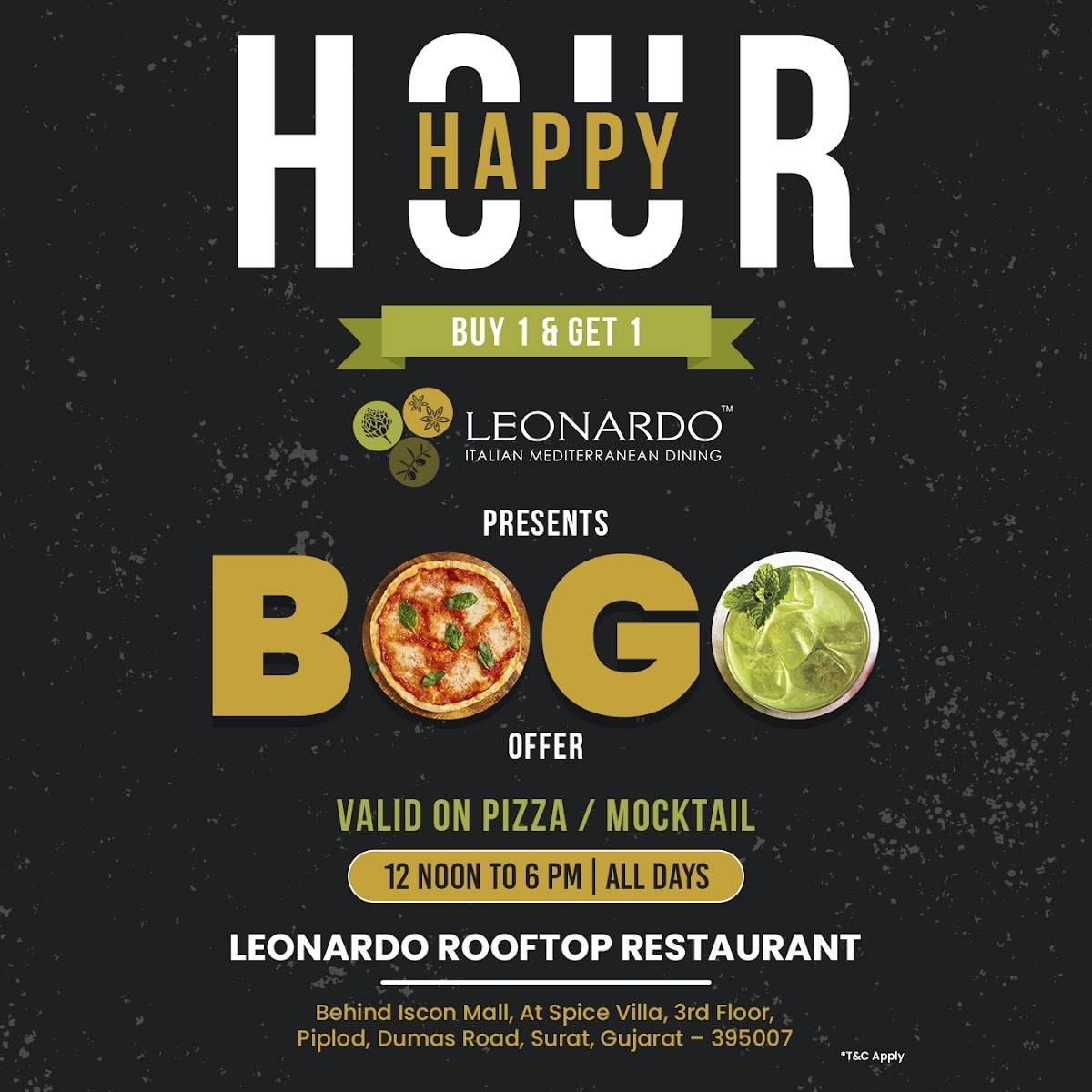 Leonardo Italian Mediterranean Dining menu