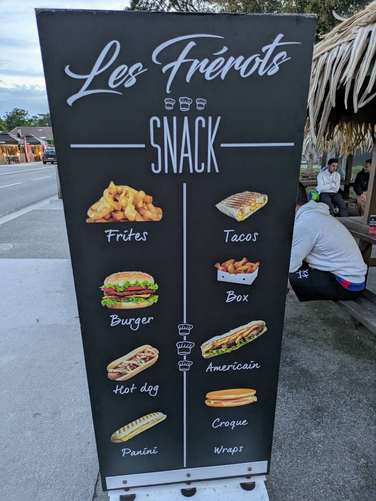 Menu de Les frérots Snack