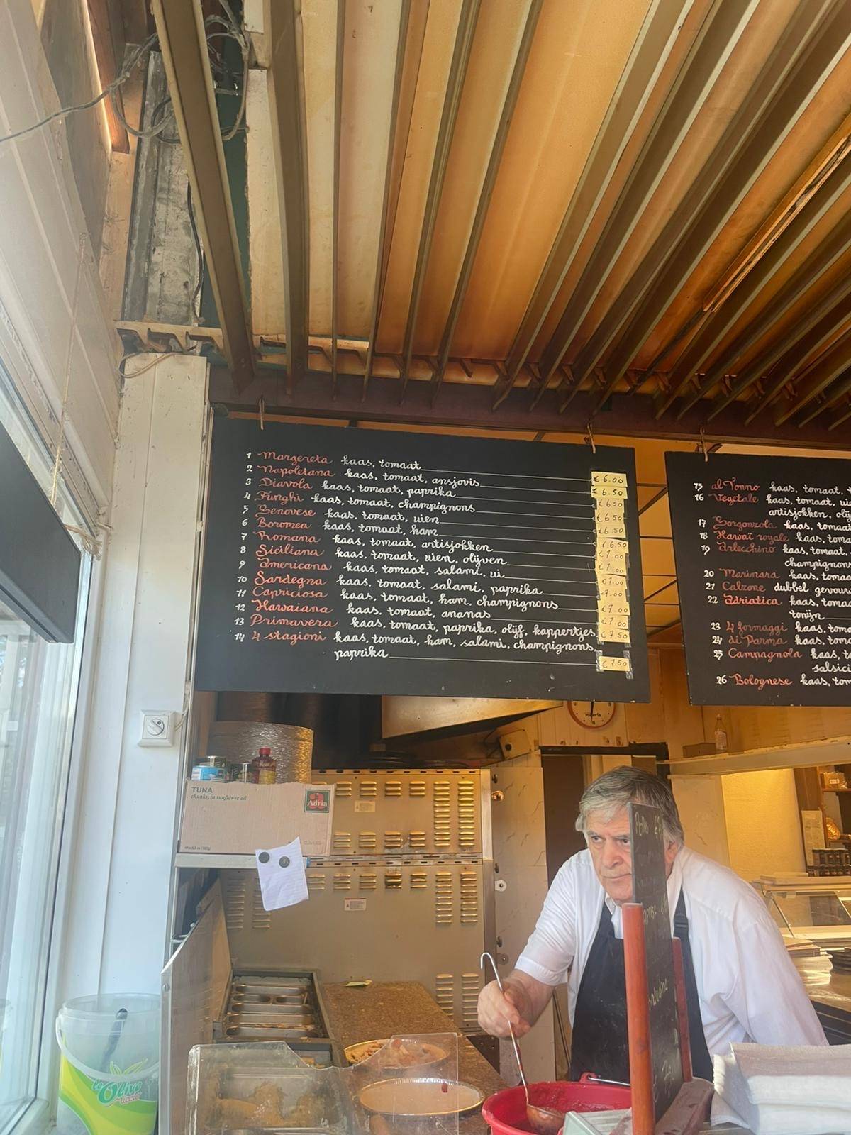 Menu de Little Italy