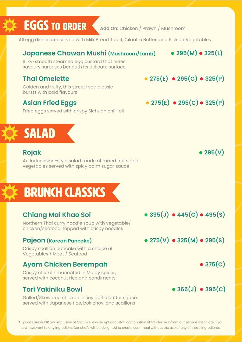 Little Soi - Coimbatore menu