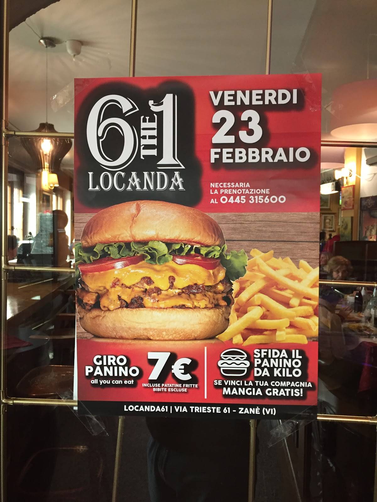 Menu di Locanda61 