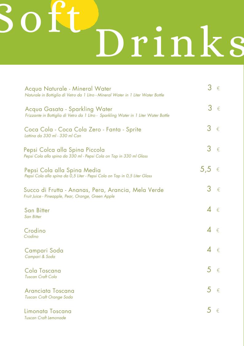 Menu di La Corte dei Limoni 