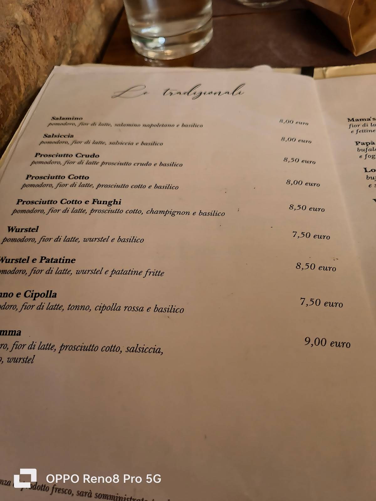 Menu di MAMA'S 