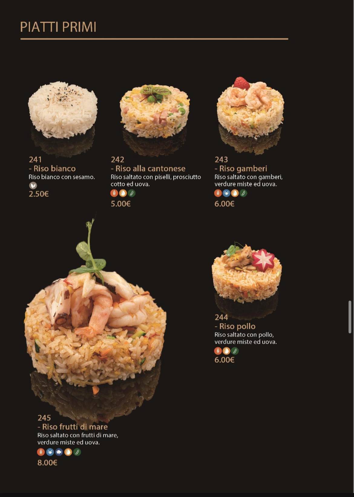 Menu di MITO SUSHI RESTAURANT 