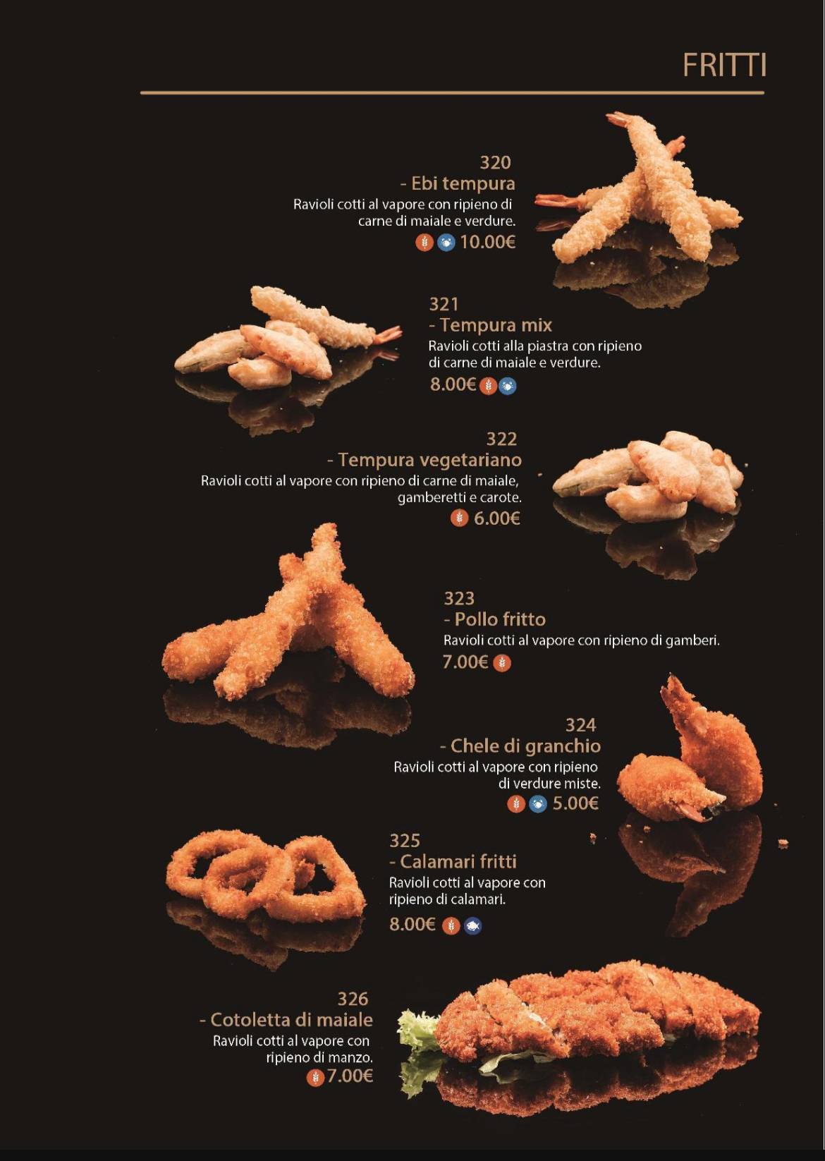 Menu di MITO SUSHI RESTAURANT 