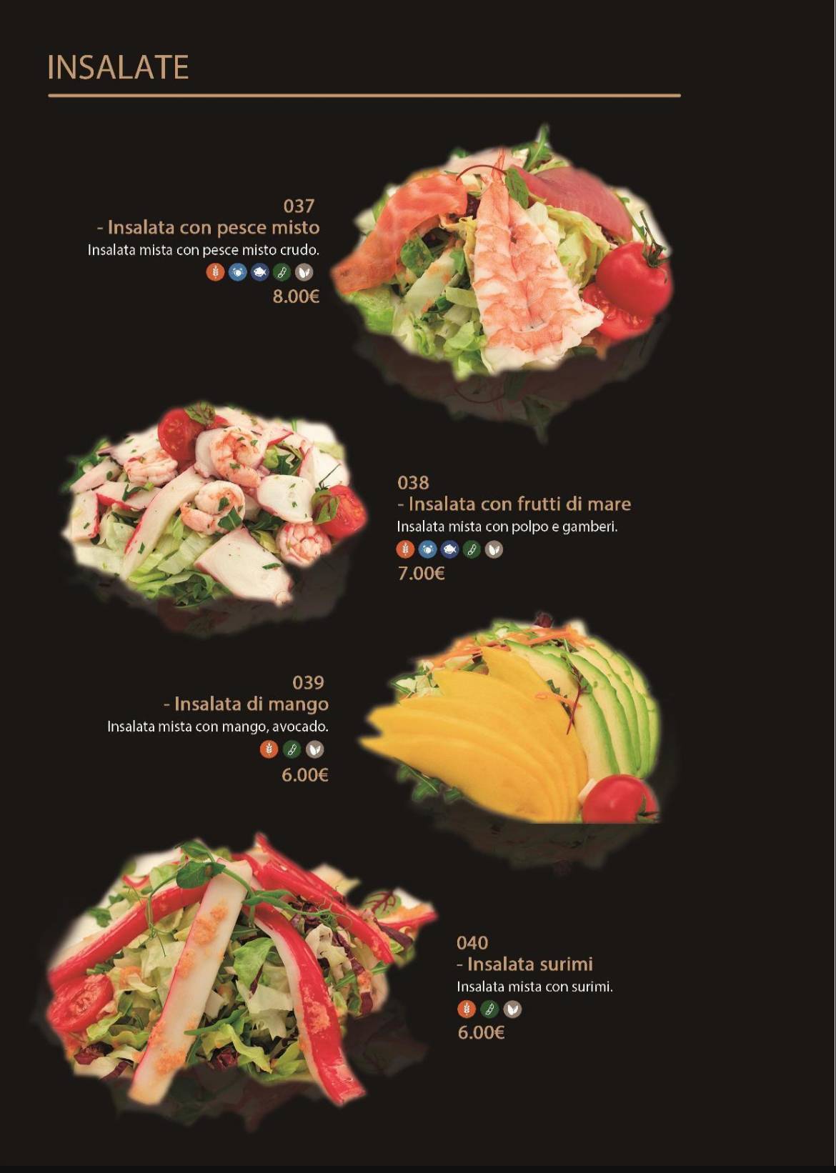 Menu di MITO SUSHI RESTAURANT 