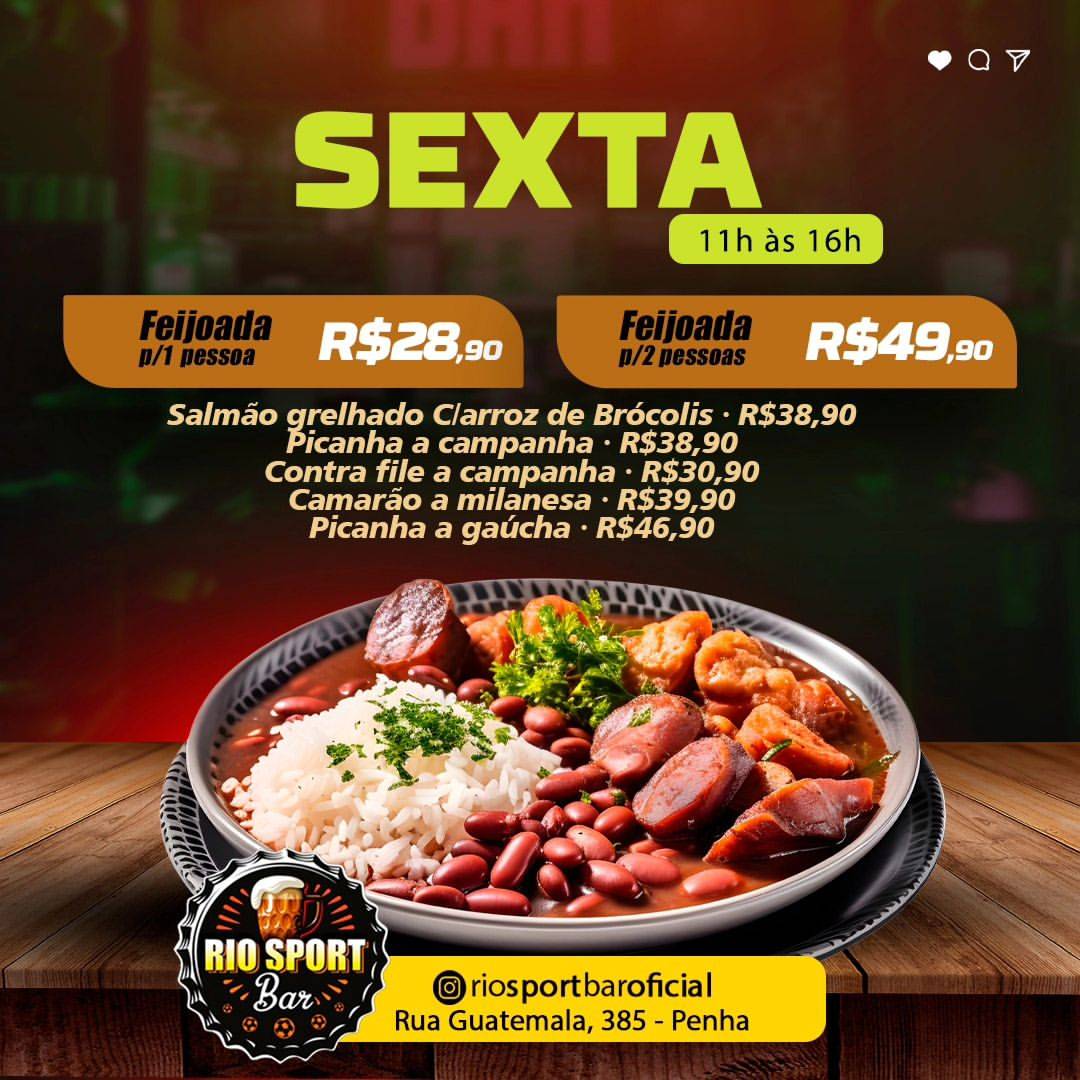 Mix Sport Bar cardápio