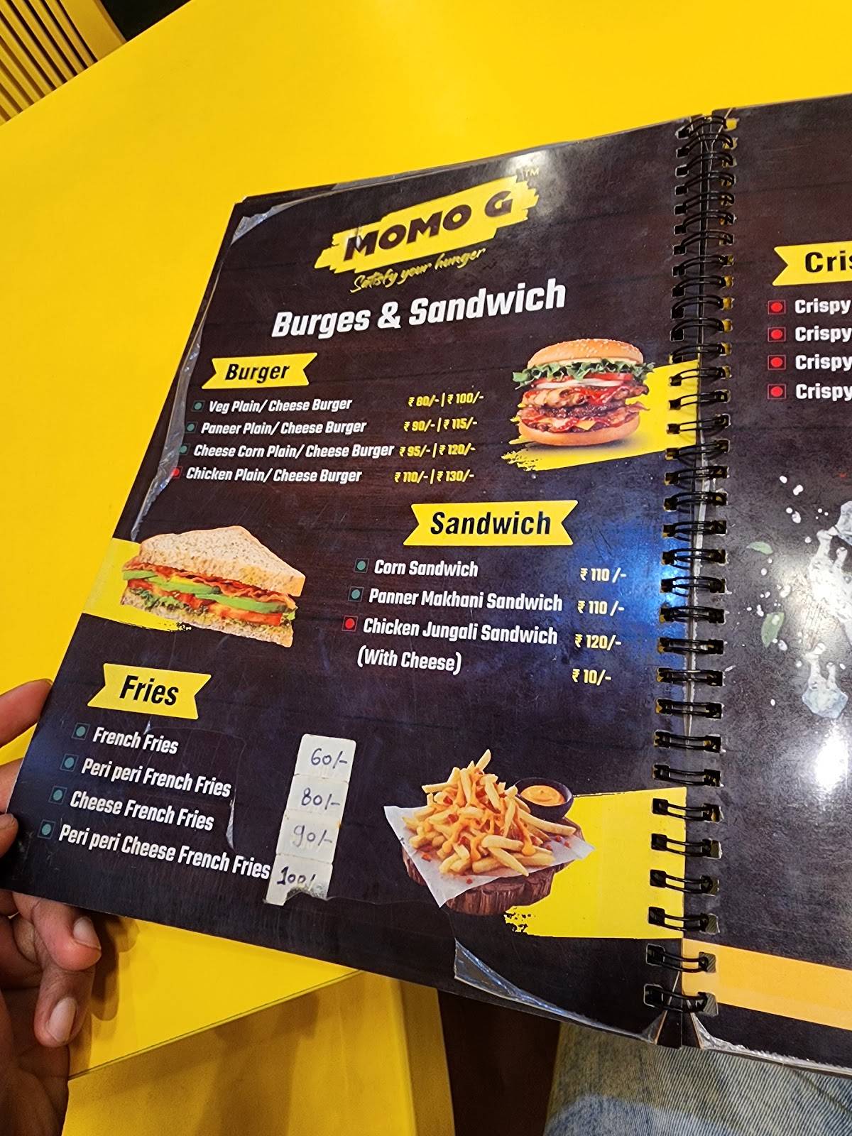 MOMO G menu