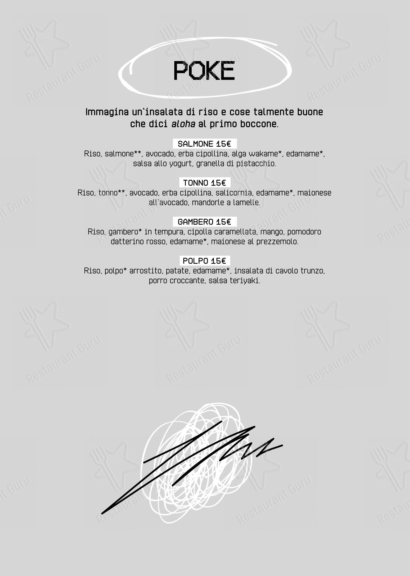 Menu bar per Magatama in Acireale