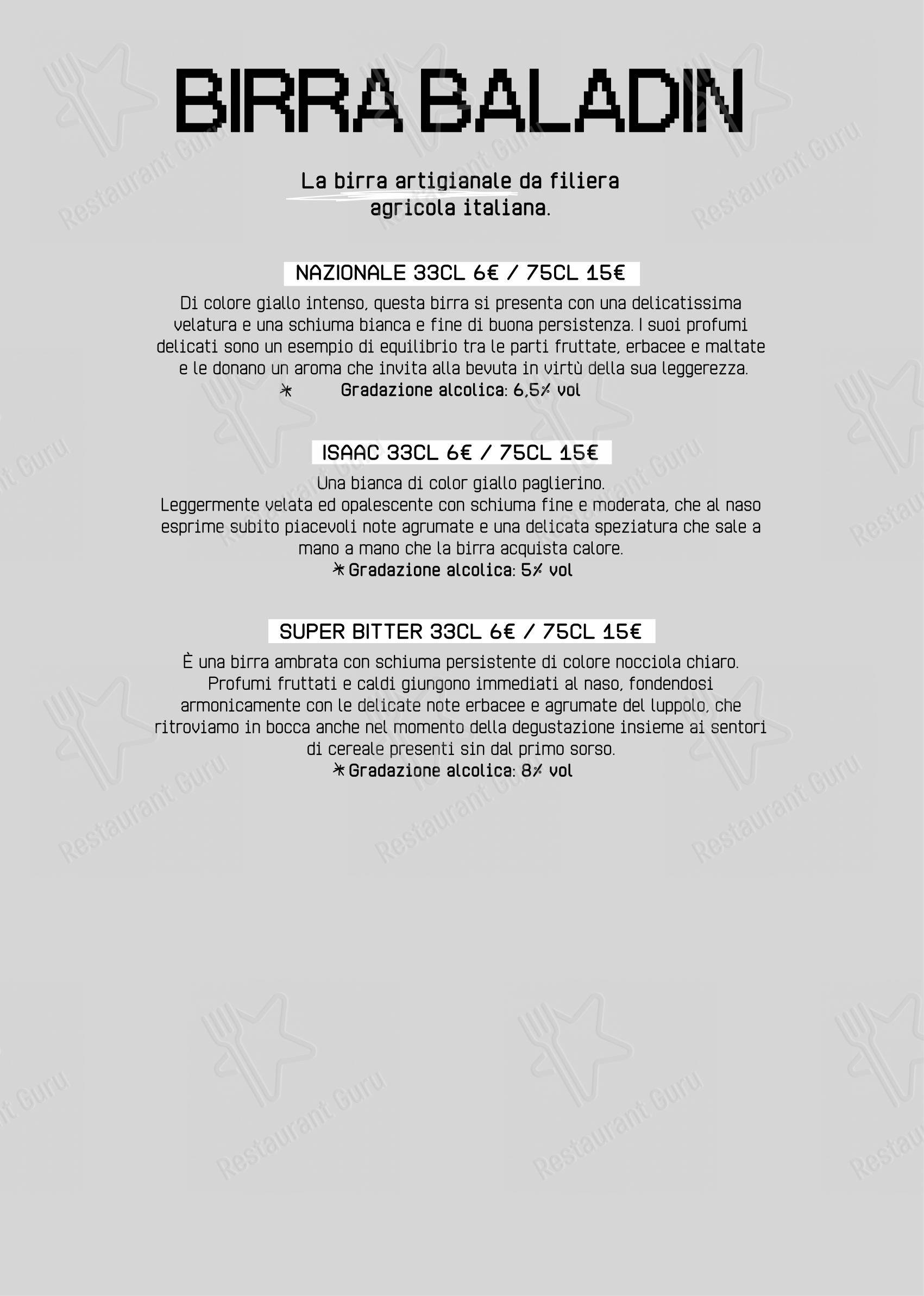 Magatama in Acireale - Menu bar