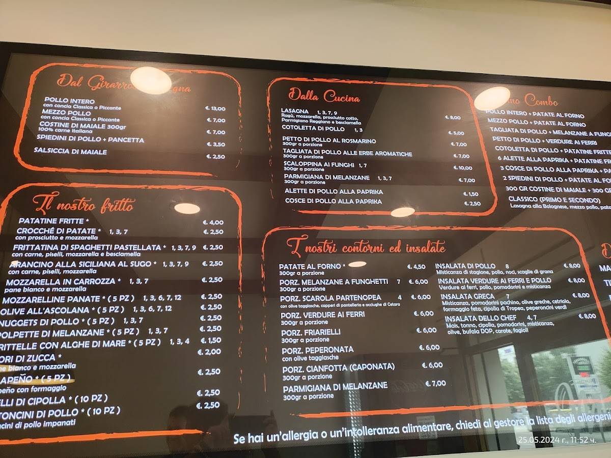Menu di Maicol Pizza & Gastronomia