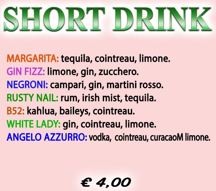 Menu di Malibu 