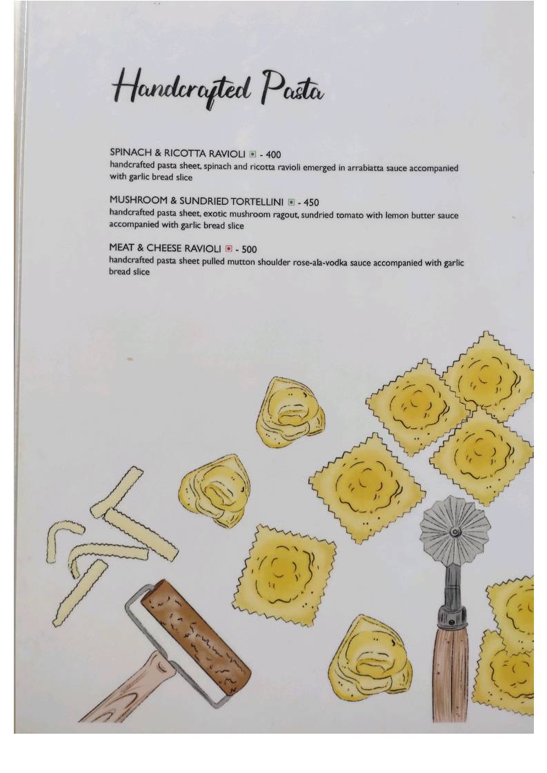 Mambo’s Bistro menu