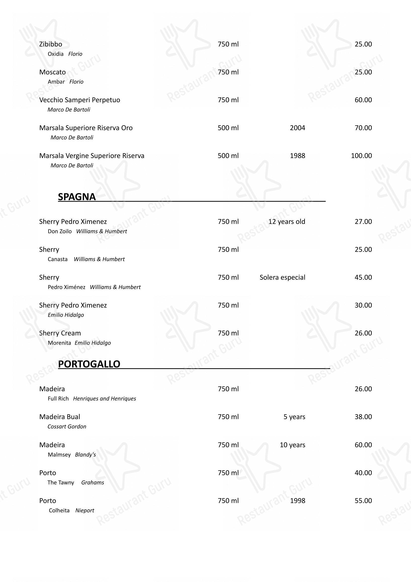 Menu per Ristorante Manhattan in Porto Sant'Elpidio