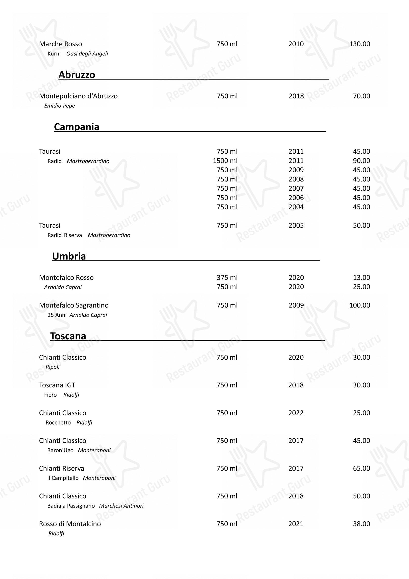Ristorante Manhattan in Porto Sant'Elpidio - Menu
