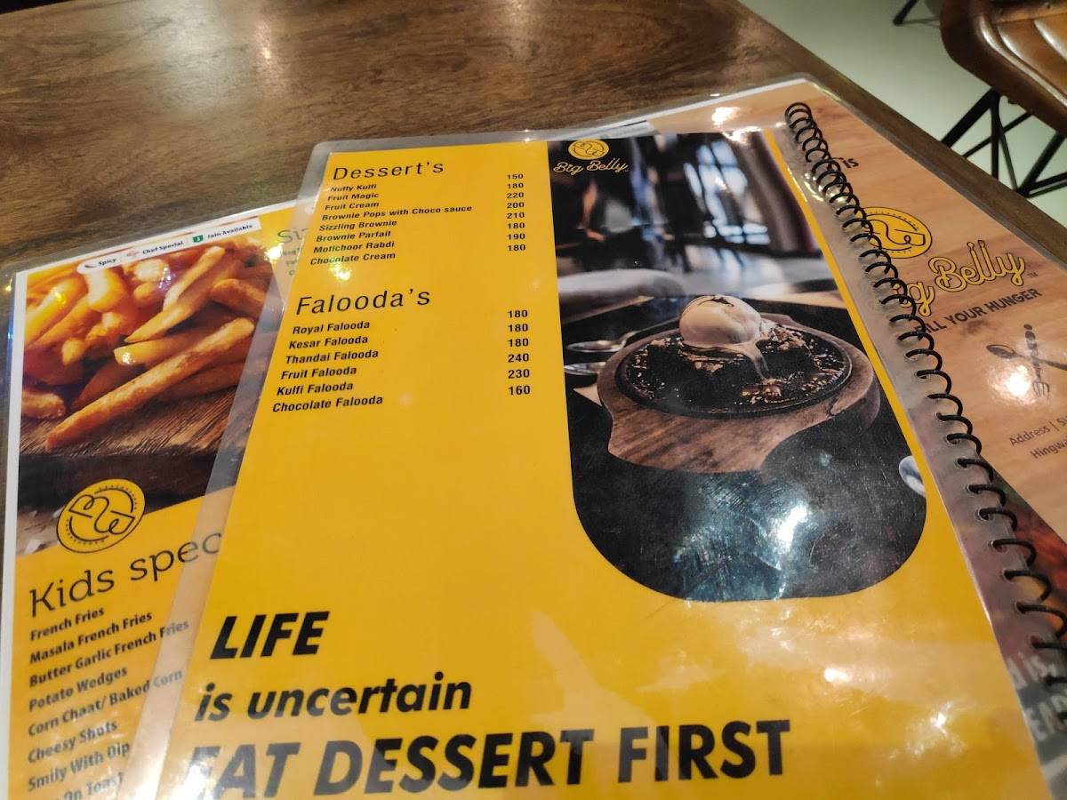 Mumbai Metro The Executive Hotel menu