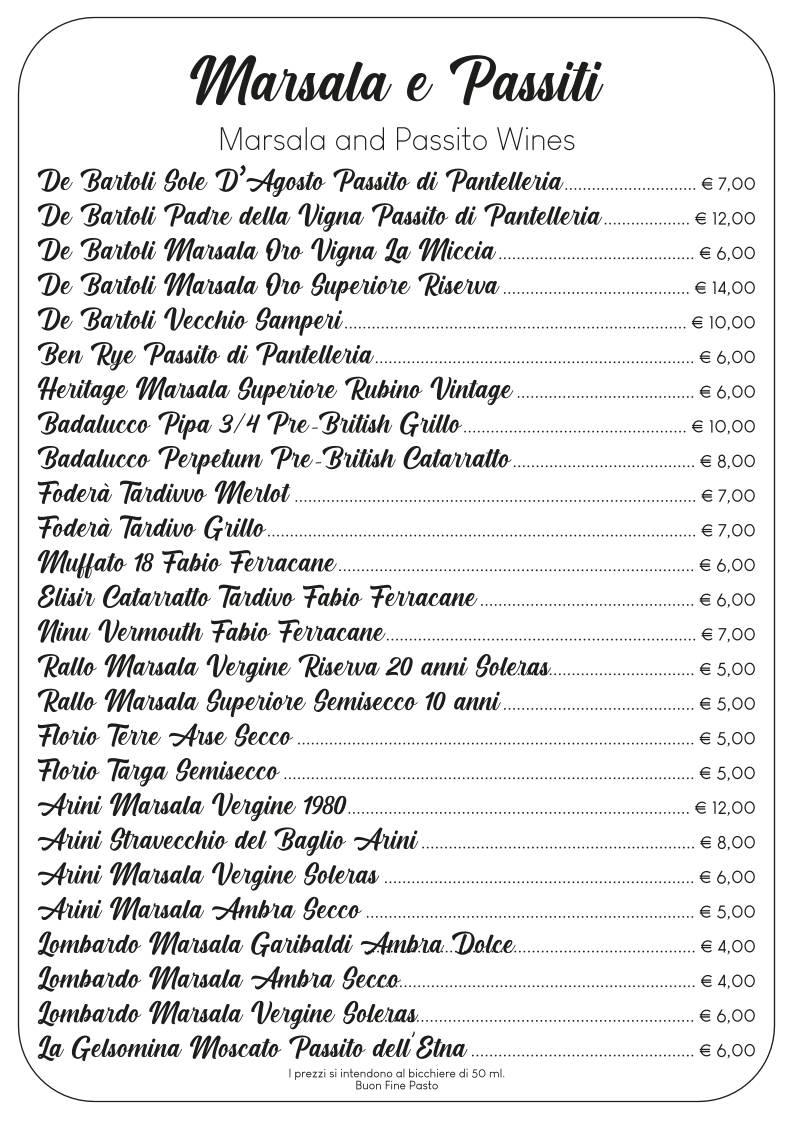 Menu di Le Isole Ristorante 