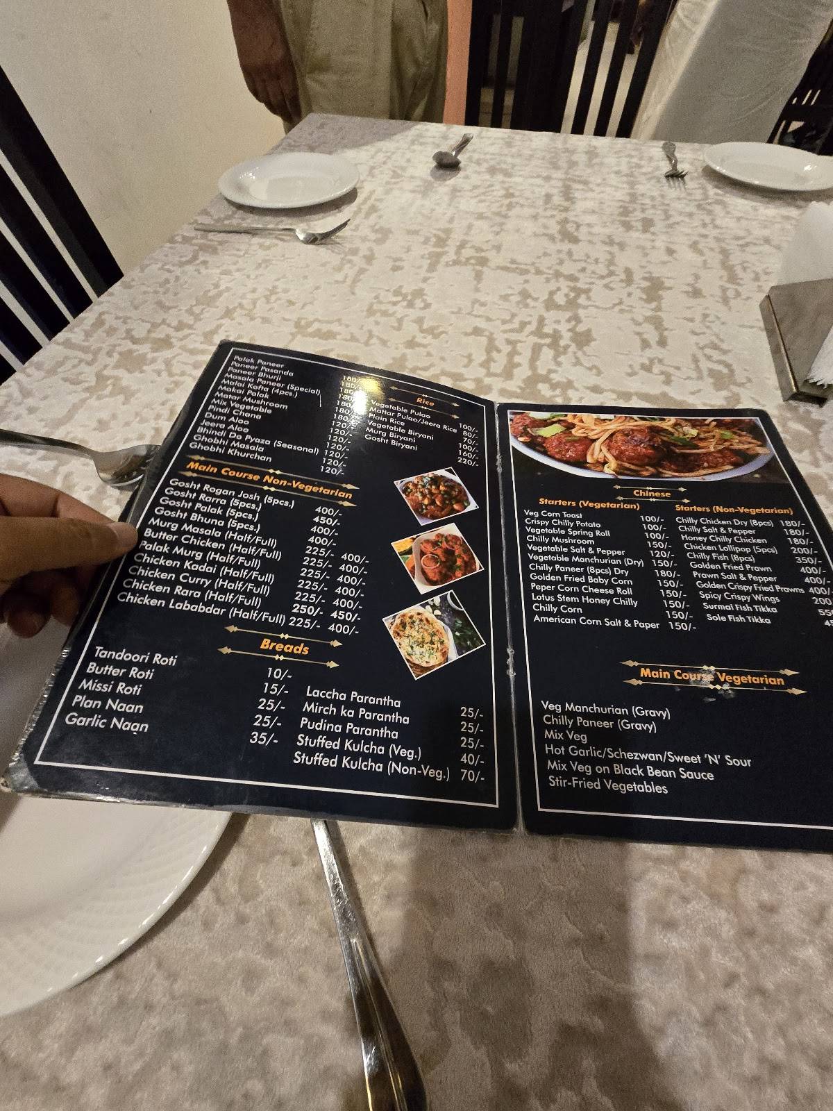 Masala Resturants Unit of Corporate Club Hospitality. menu