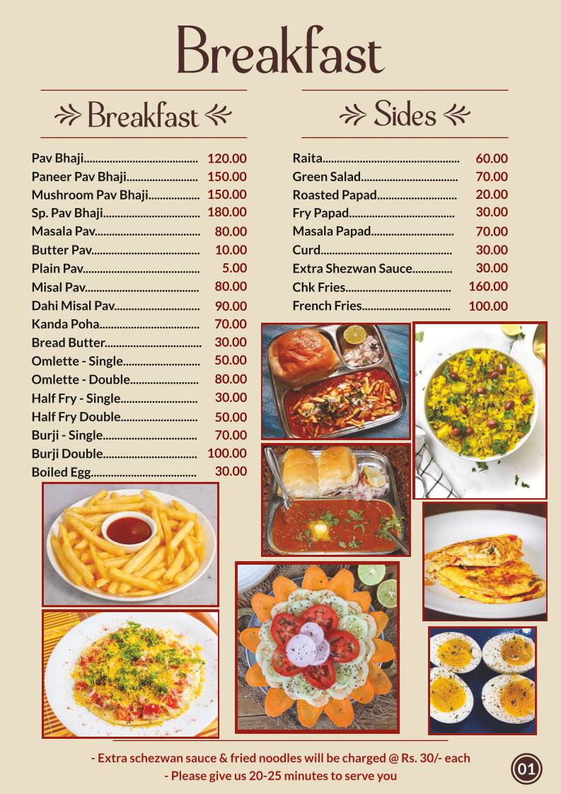 HAKIMI menu