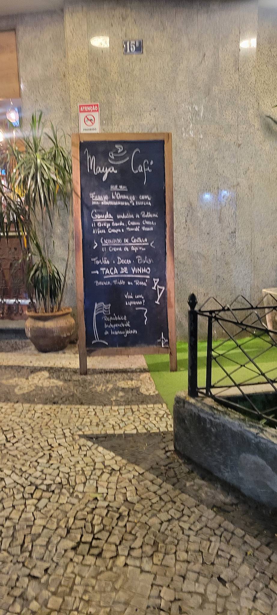 Maya Café cardápio