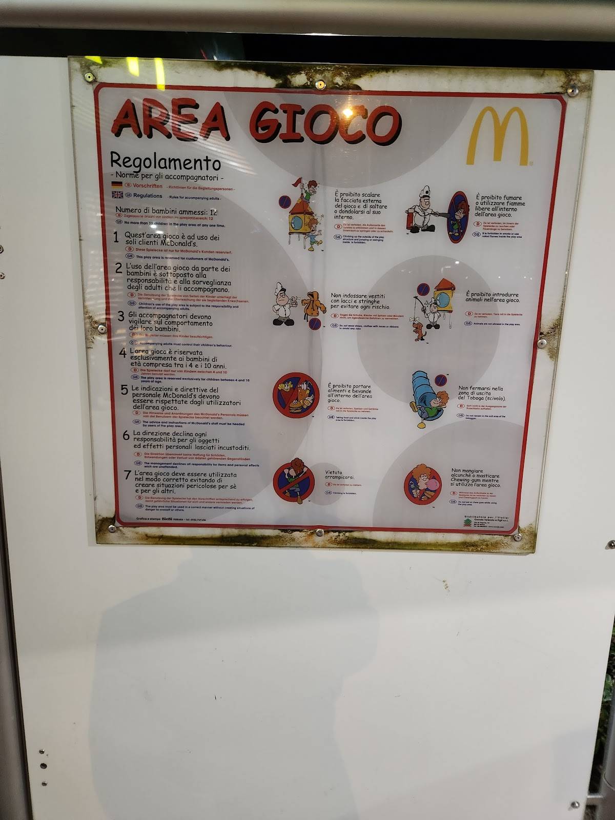Menu di McDonald's, Livorno Levante 