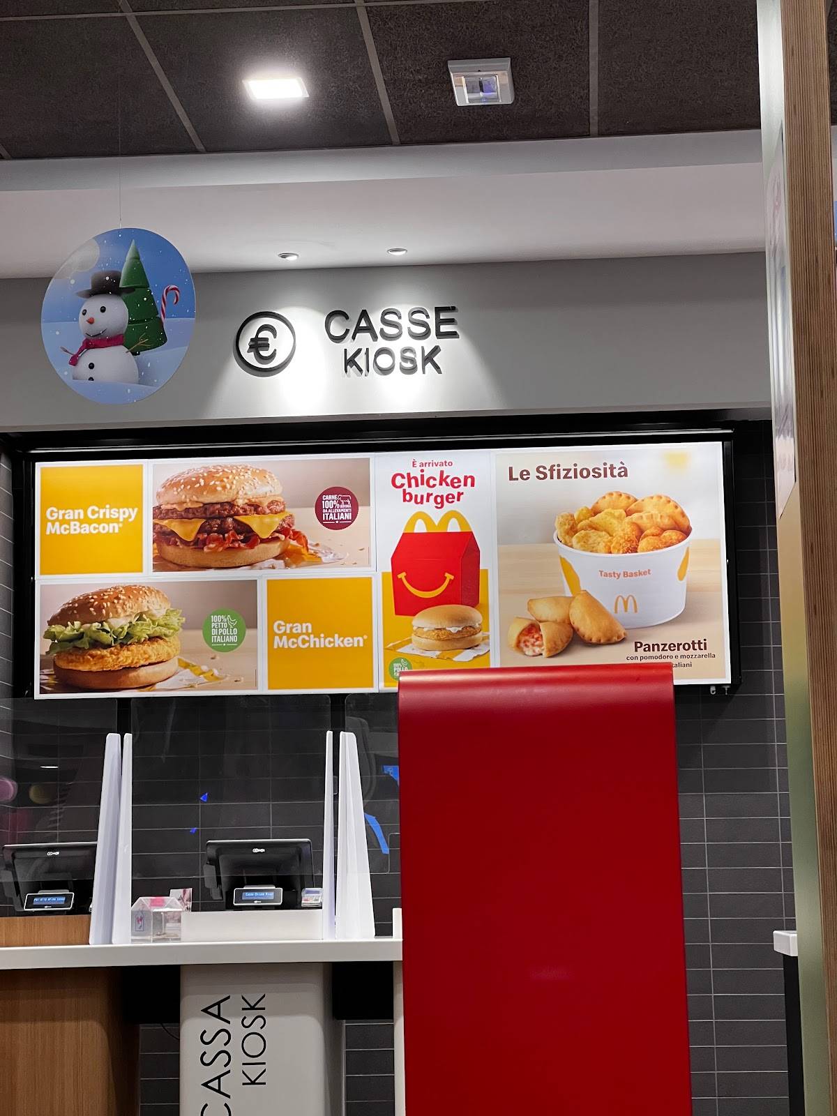 Menu di McDonald’s Varedo 