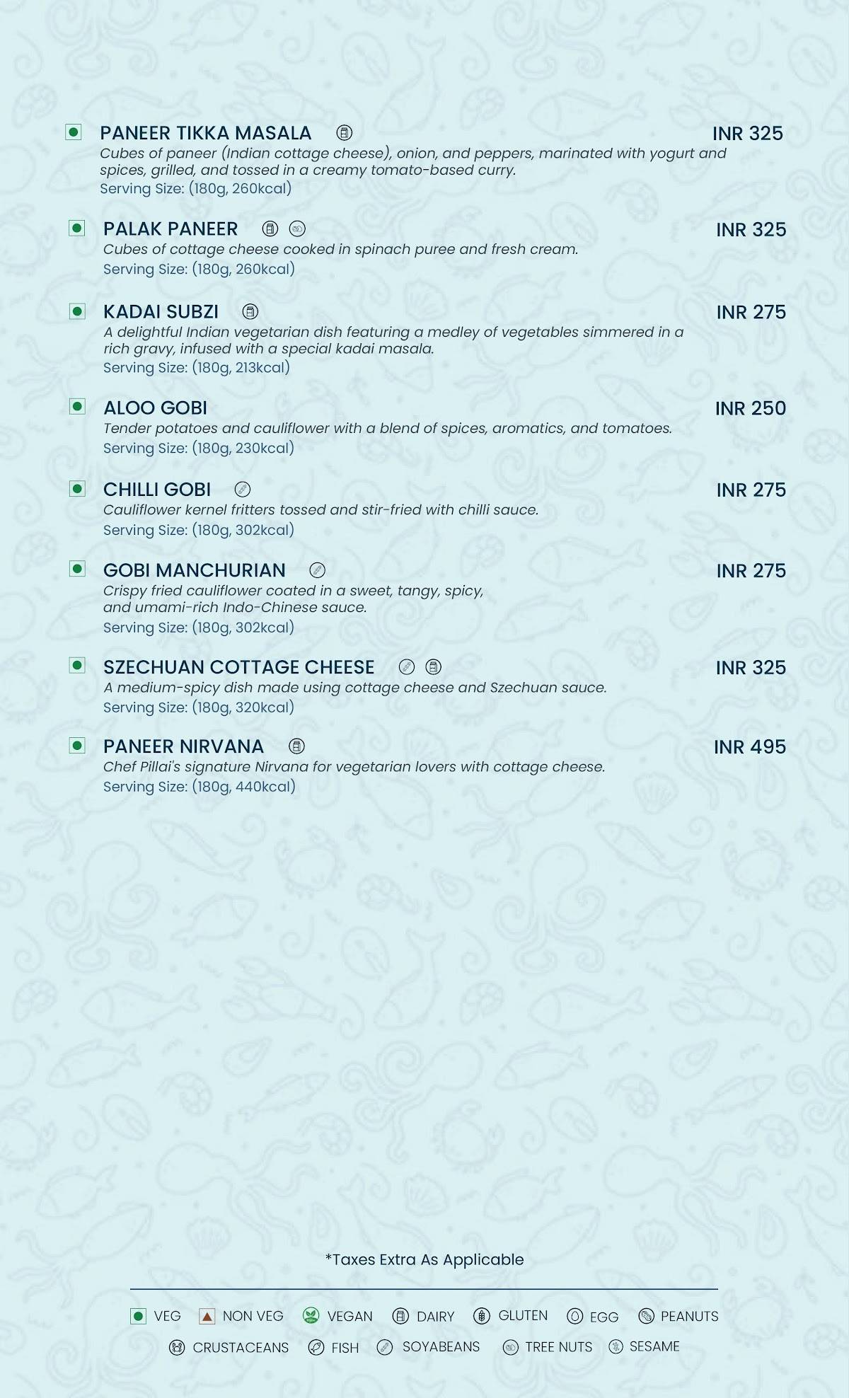 Meen by Chef Pillai menu