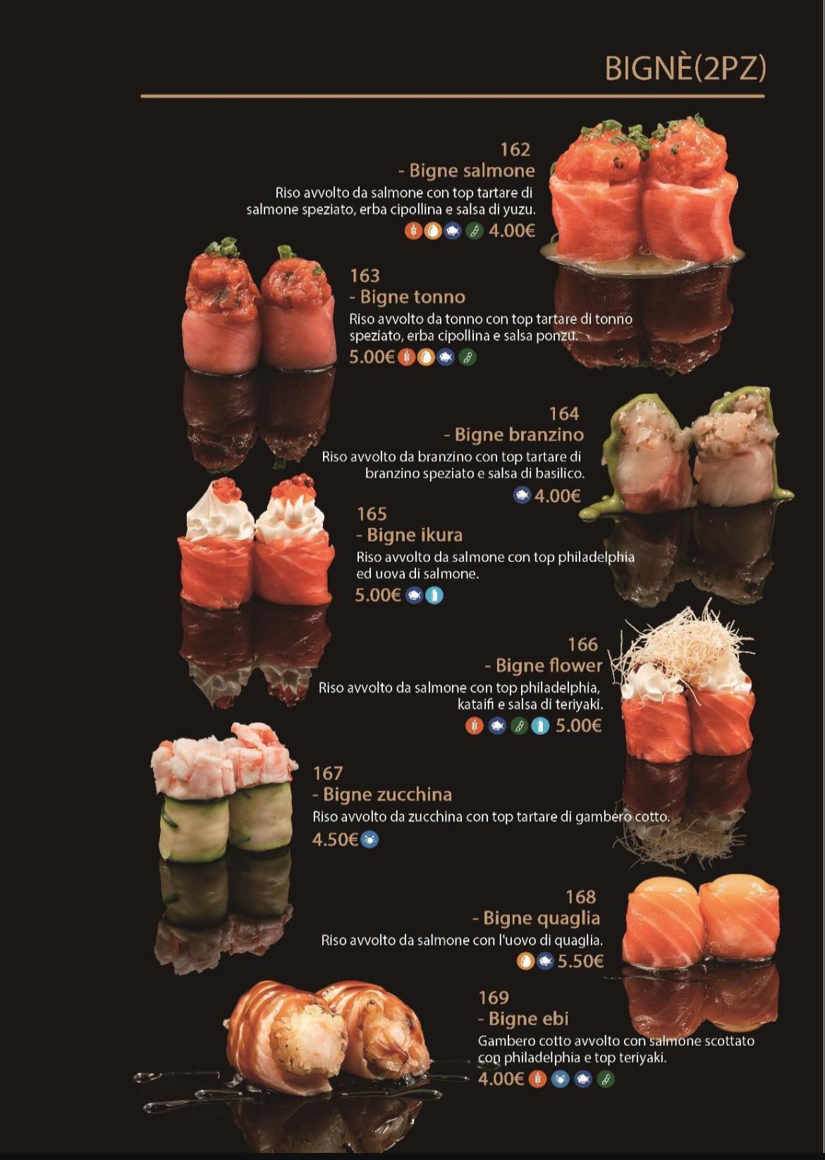 Menu di MITO SUSHI RESTAURANT 