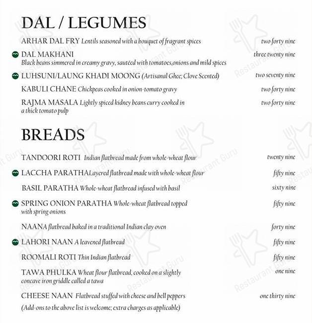 Meraki menu