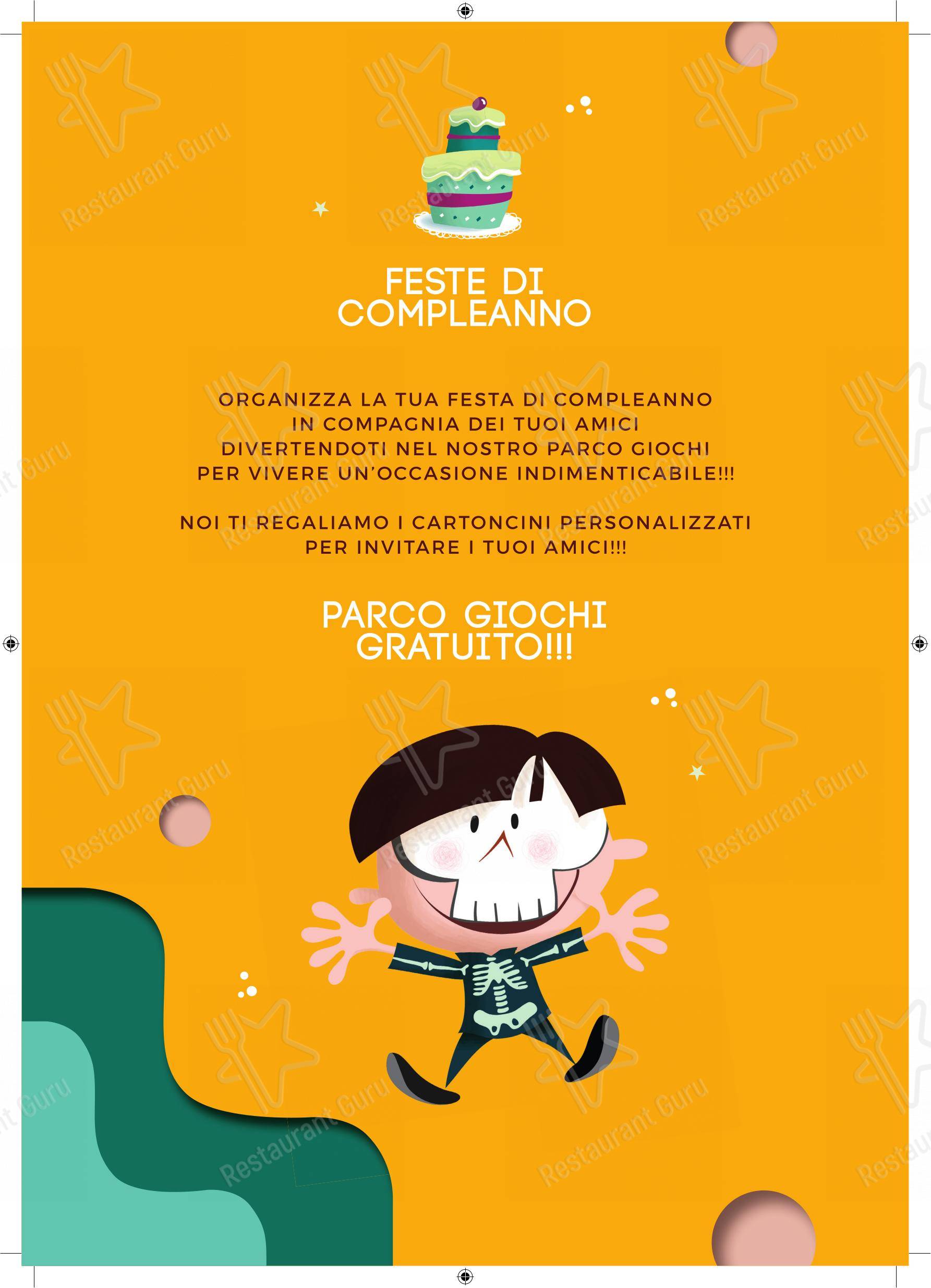 Mi gioco la pizza in Chiuduno - Menu bar