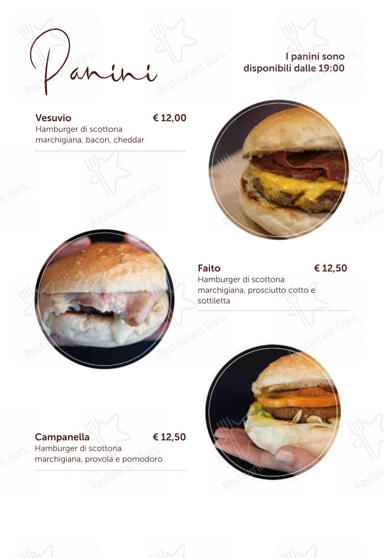 Menu di Bar Miranapoli - Menu