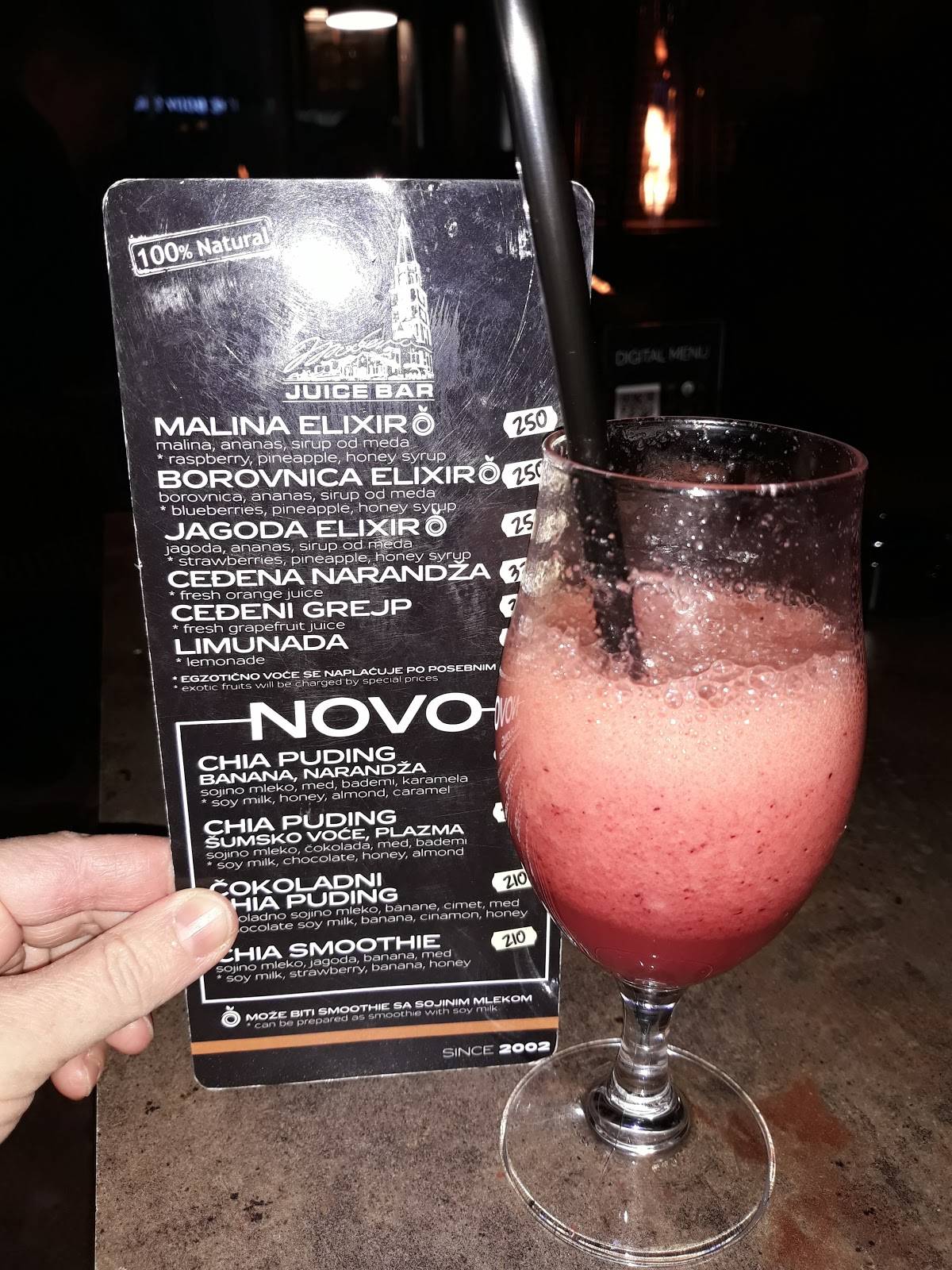 Menu de Modena Caffe Restaurant