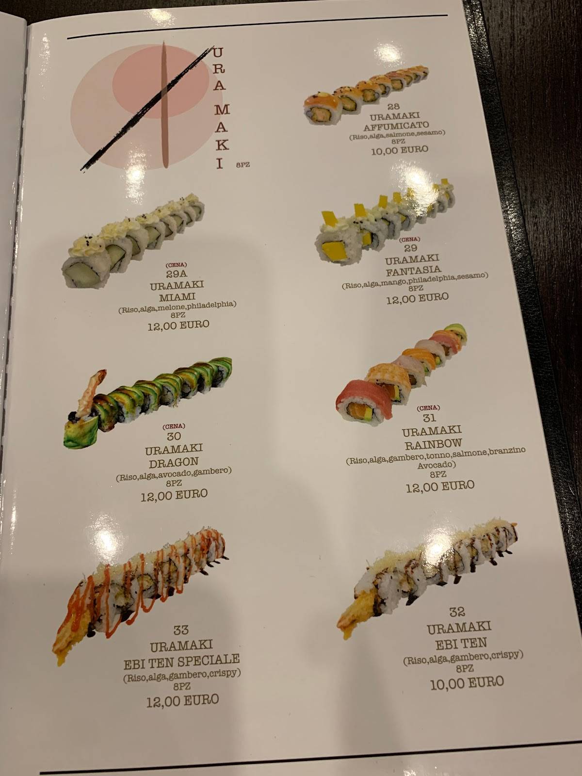 Menu di Sushi Wang 