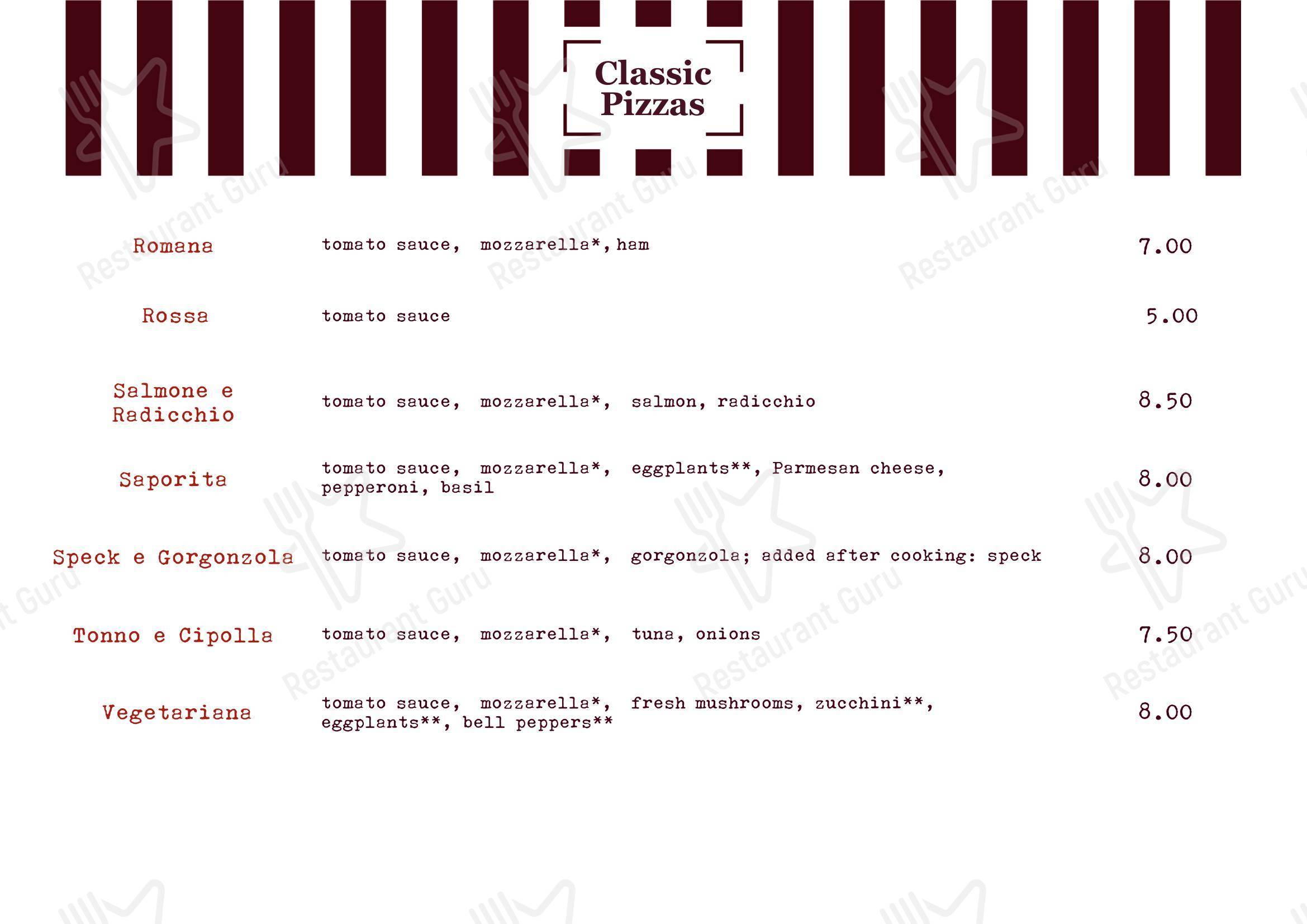 Menu per Mondo Pizza in Marsala