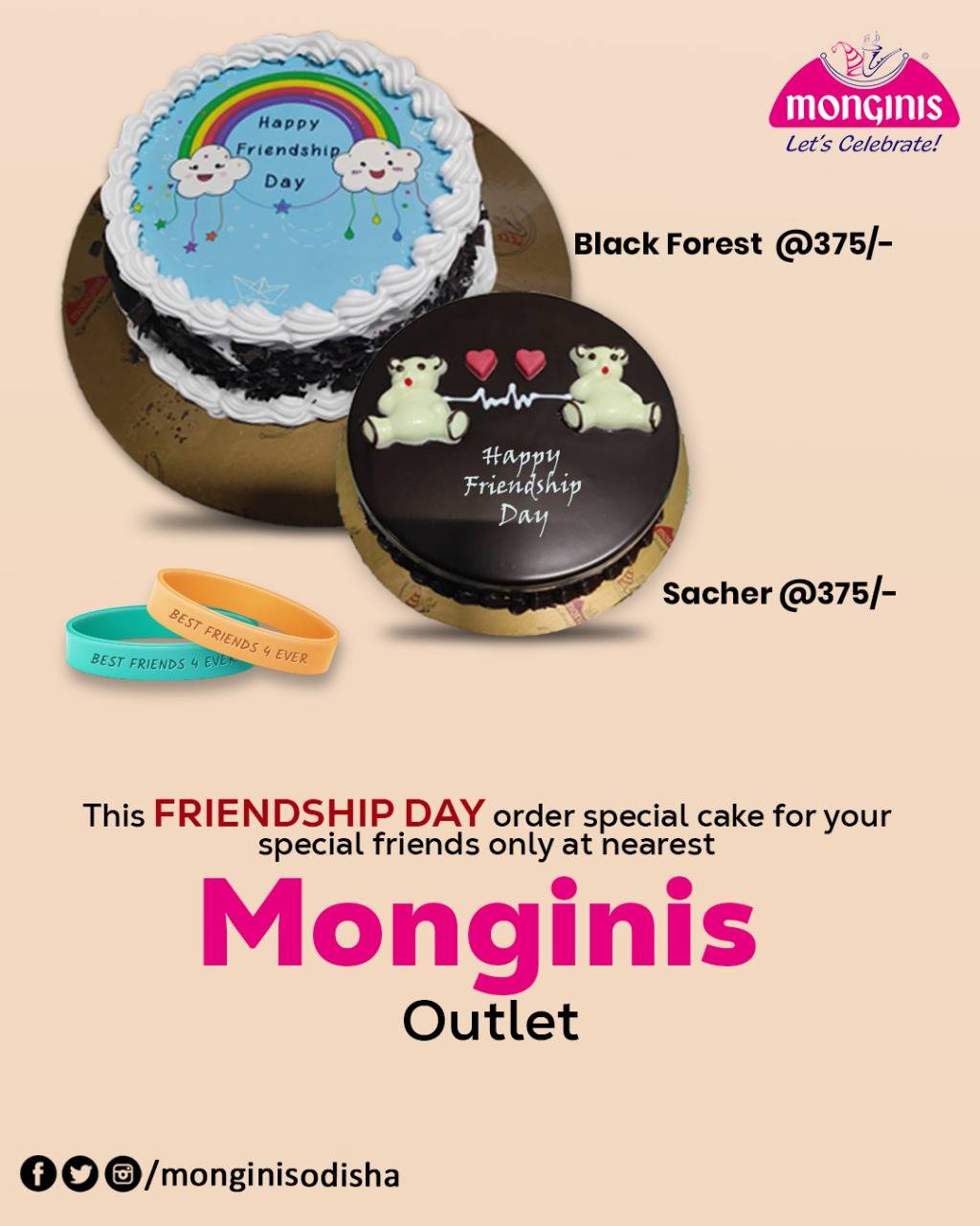 Monginis Cake Shops, Berhampur menu