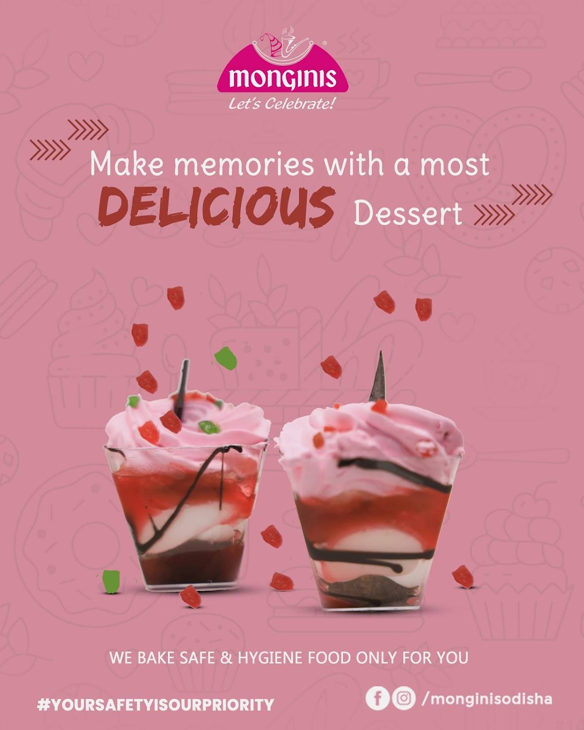 Monginis Cake Shops, Berhampur menu