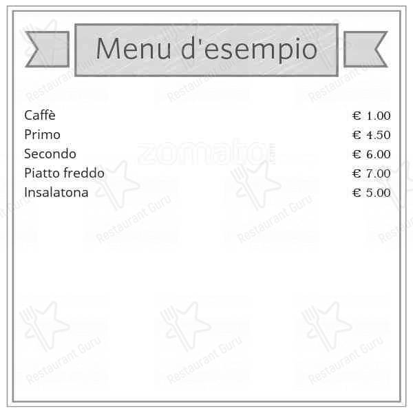 Menu di Mordi e Fuggi 