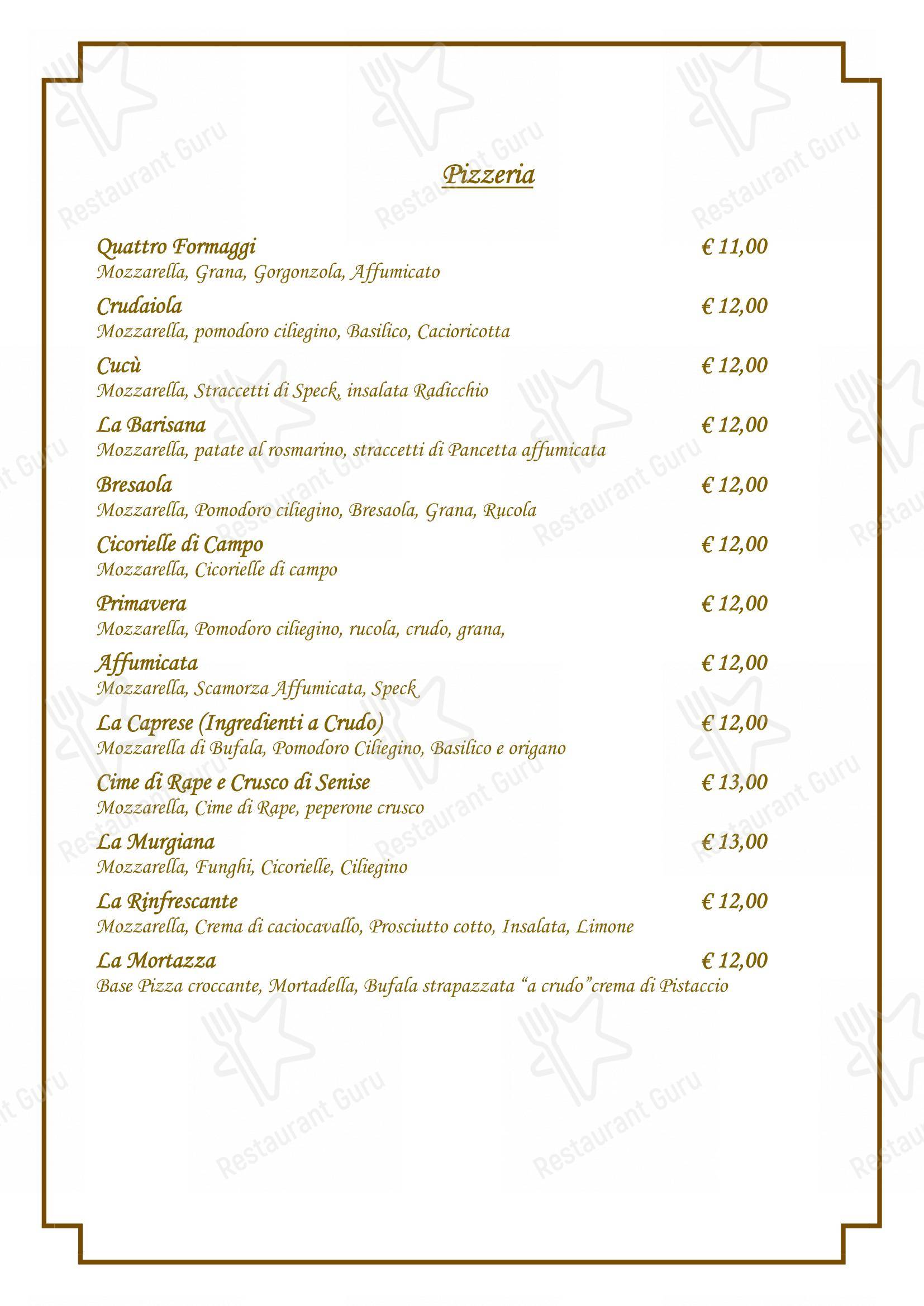 Menu pour Morgan Restaurant - Menu