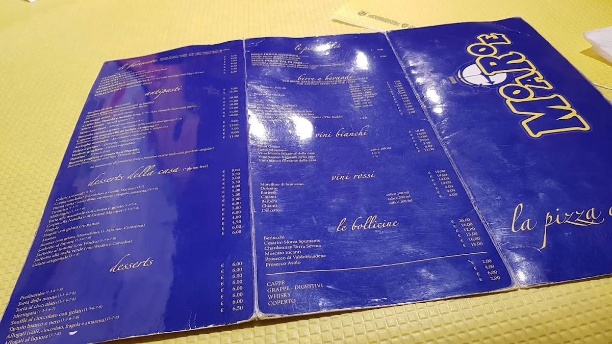 Menu di Moromare 