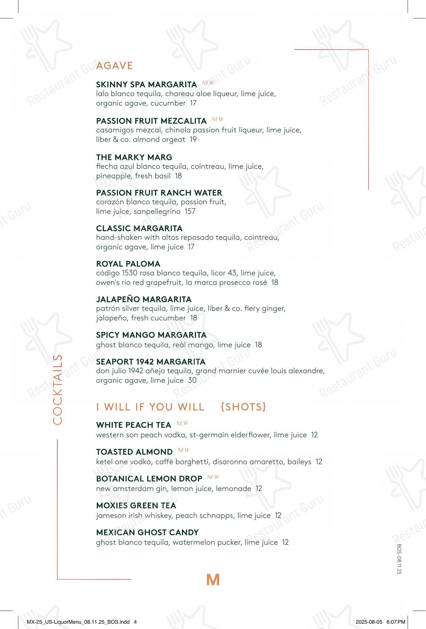 Moxies Polo Park Restaurant dans Winnipeg - Menu bar
