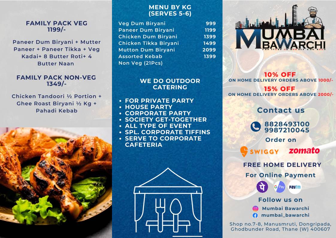 Mumbai Bawarchi menu